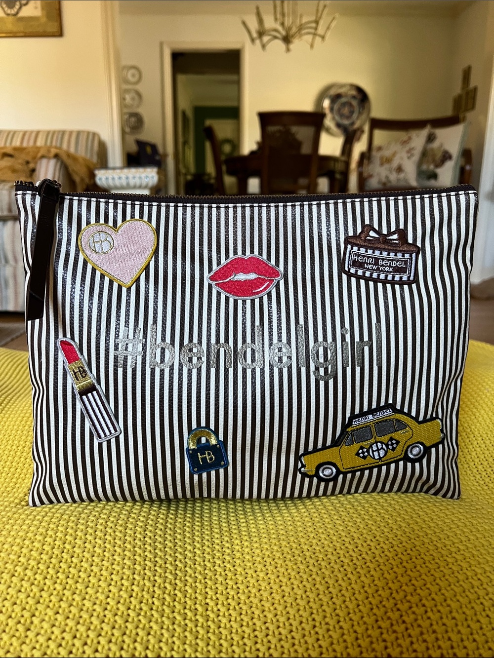 Henri Bendel Leather Clutch - Picture 2 of 13